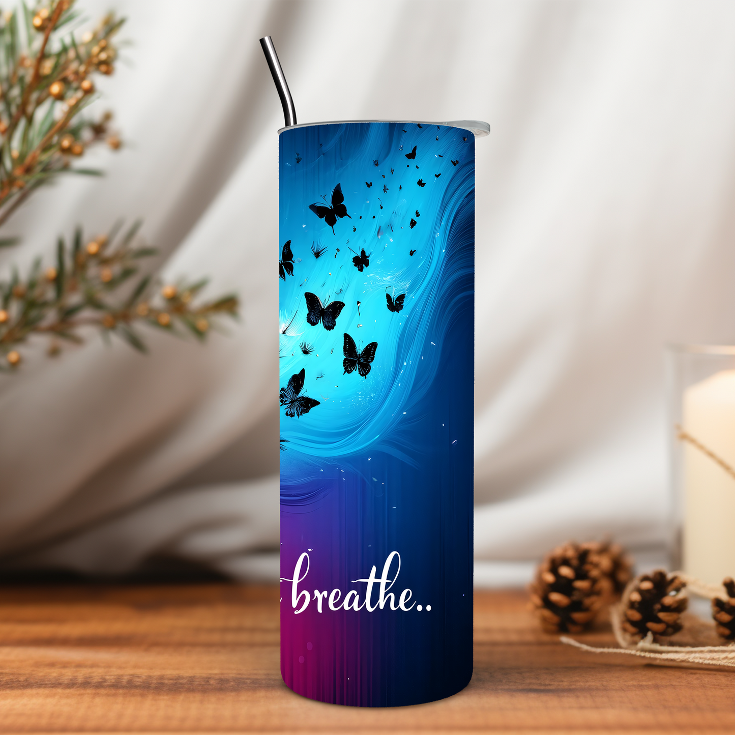 Just Breathe 20 oz Tumbler