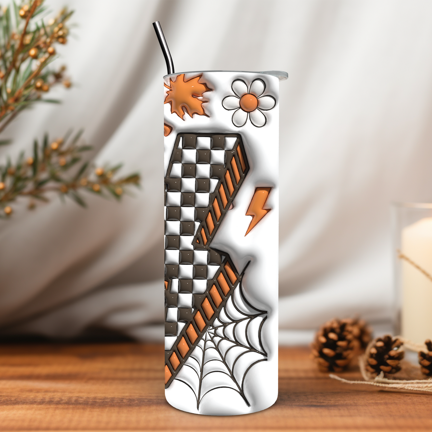 3D Fall Vibes 20 oz Tumbler