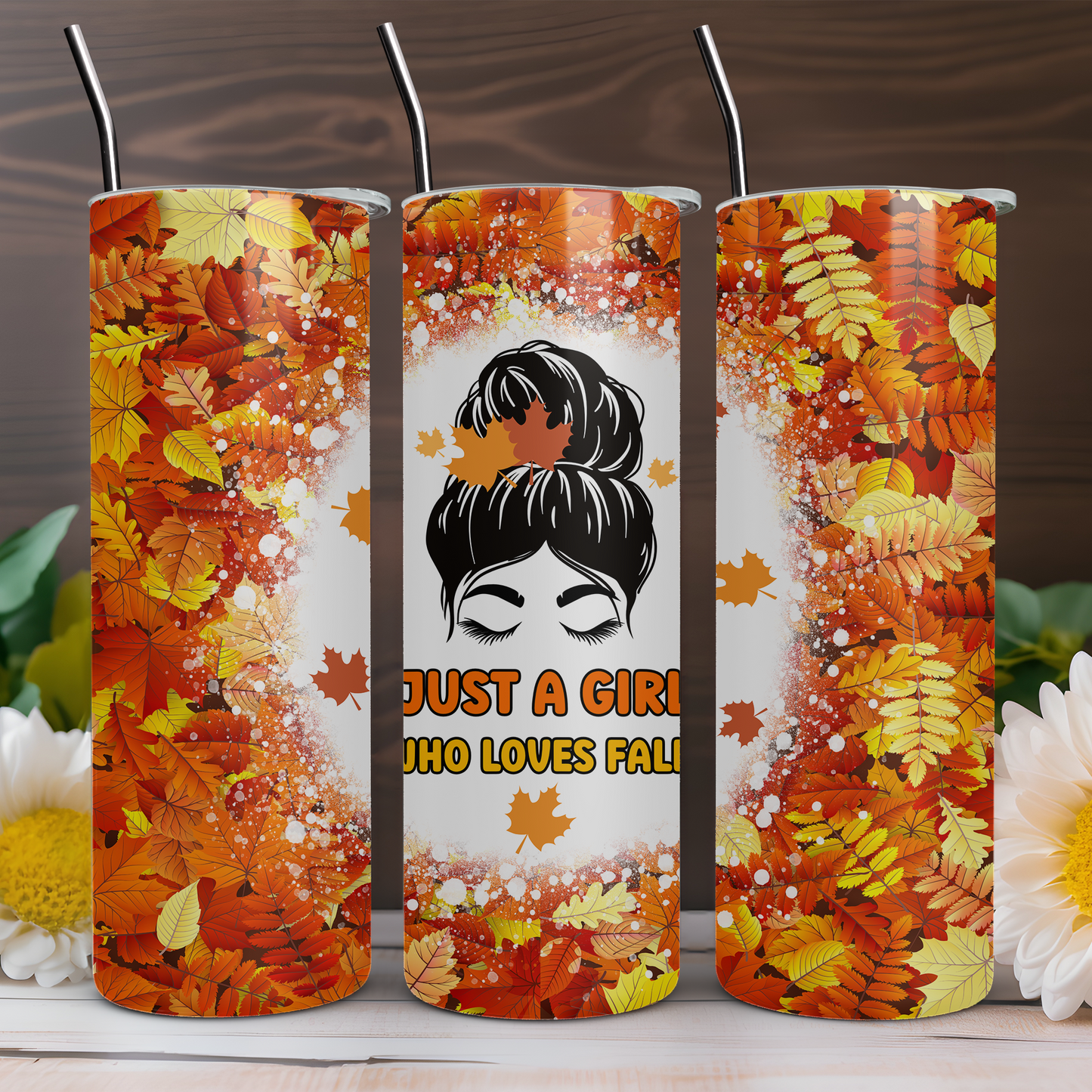 Just A Girl Who Loves Fall 20 oz Tumbler