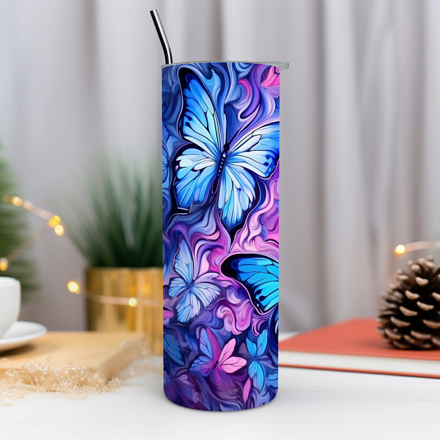 Butterfly 20 oz Tumbler