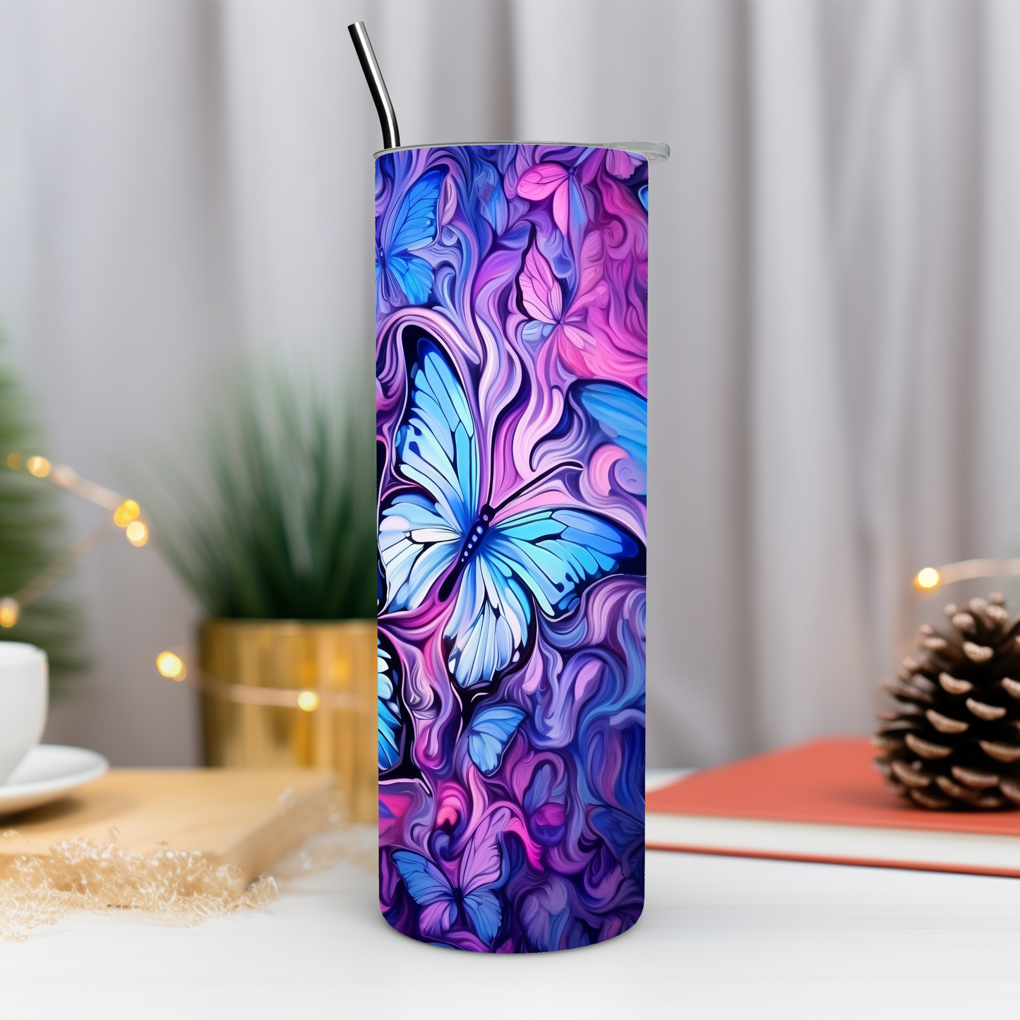 Butterfly 20 oz Tumbler