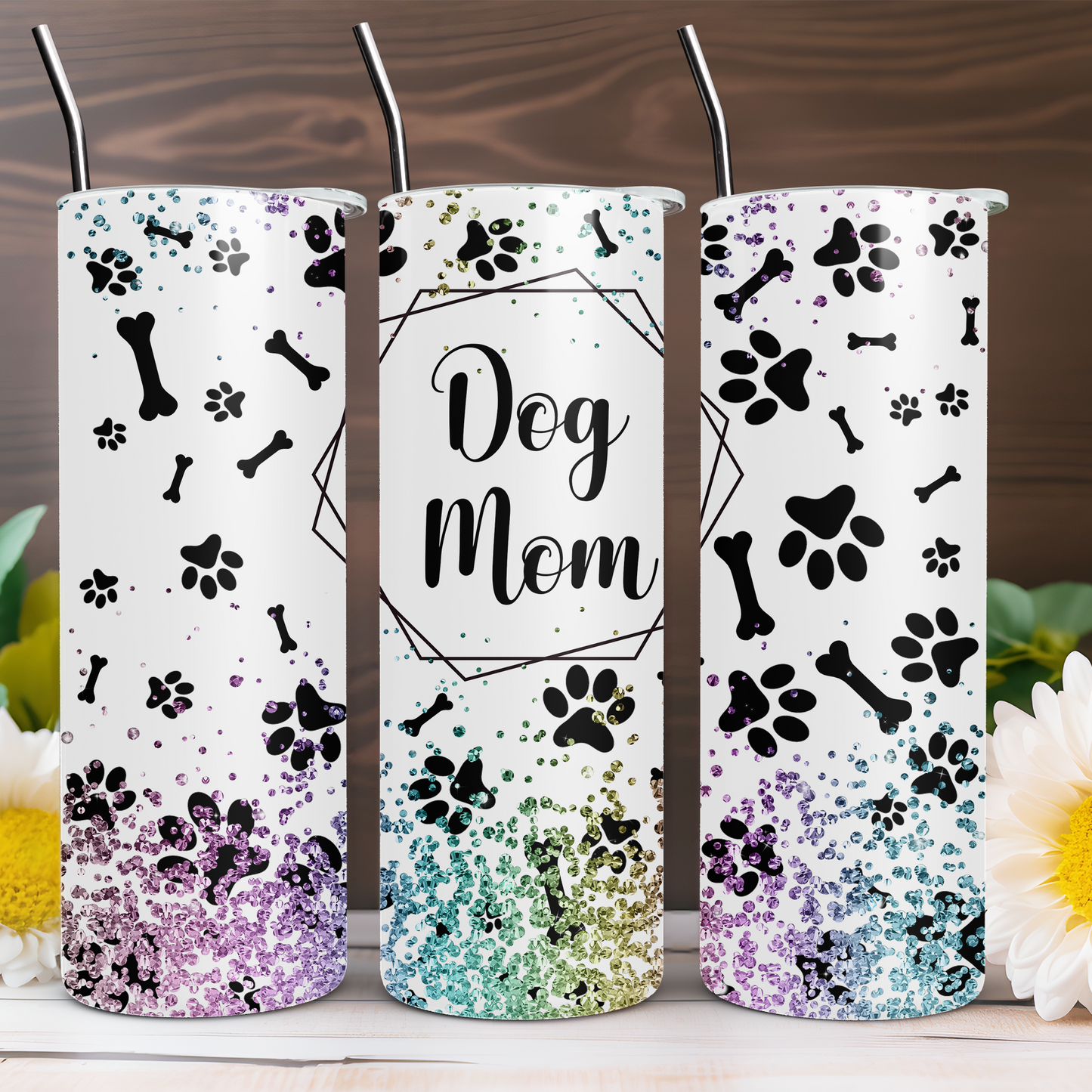 Dog Mom 20 oz Tumbler