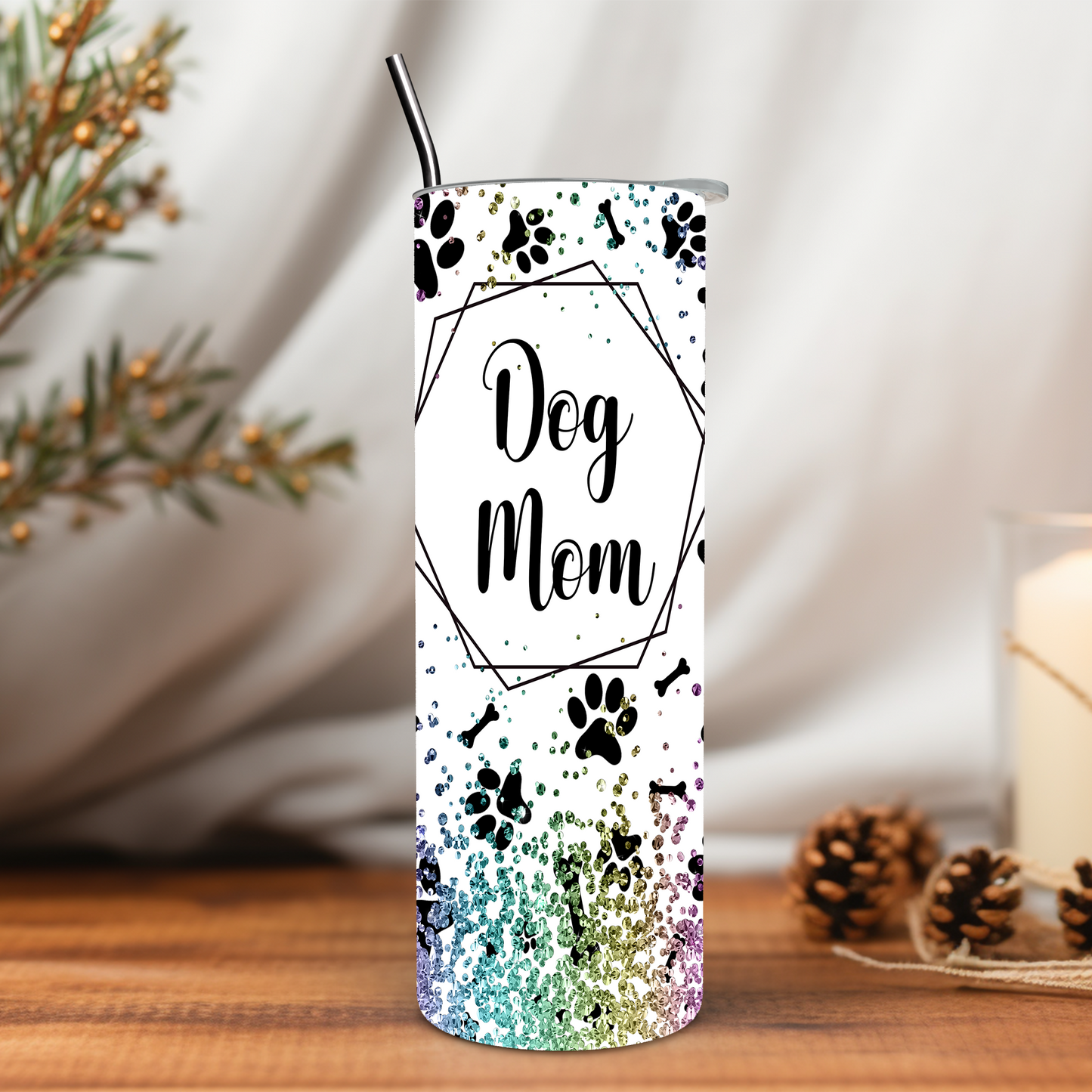 Dog Mom 20 oz Tumbler