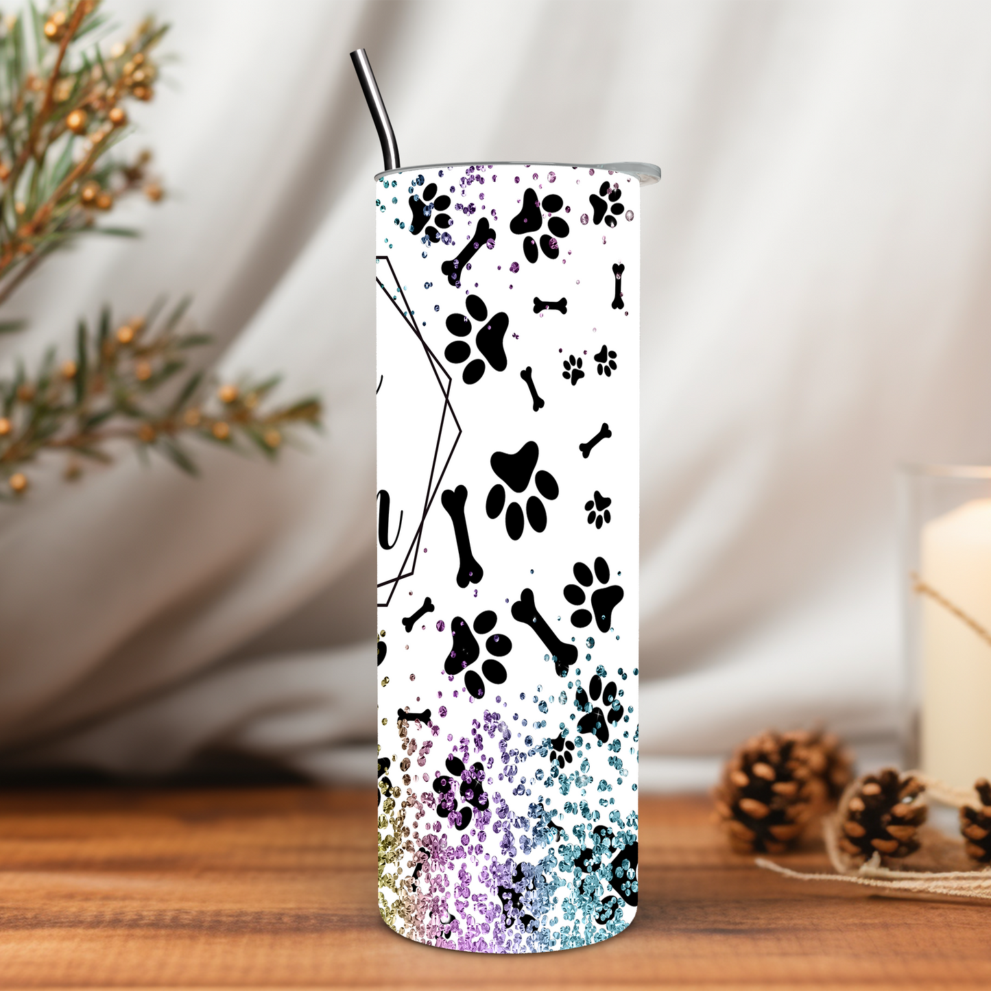 Dog Mom 20 oz Tumbler