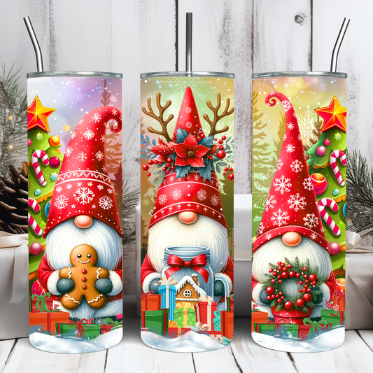 Christmas Gnomes 20 oz Tumbler