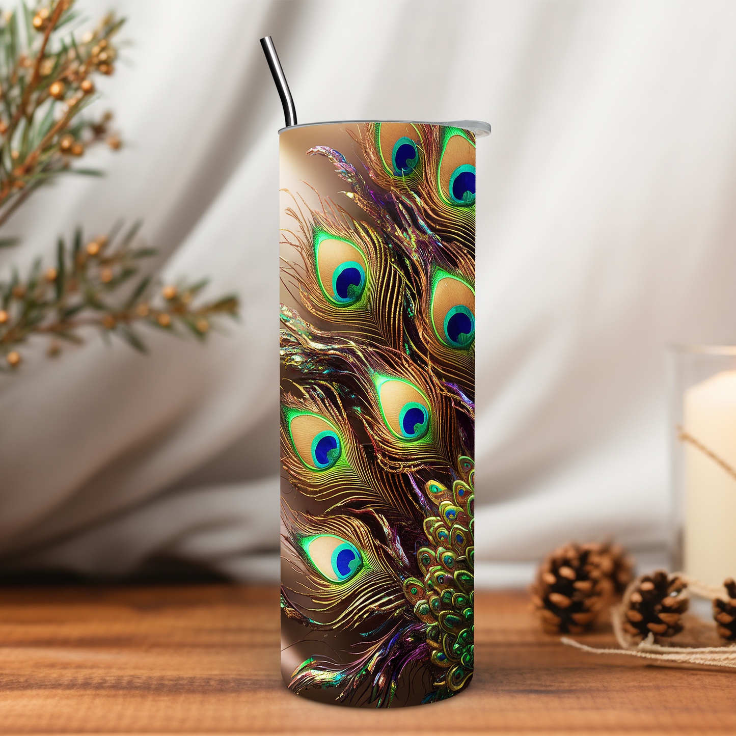 Peacock 20 oz Tumbler