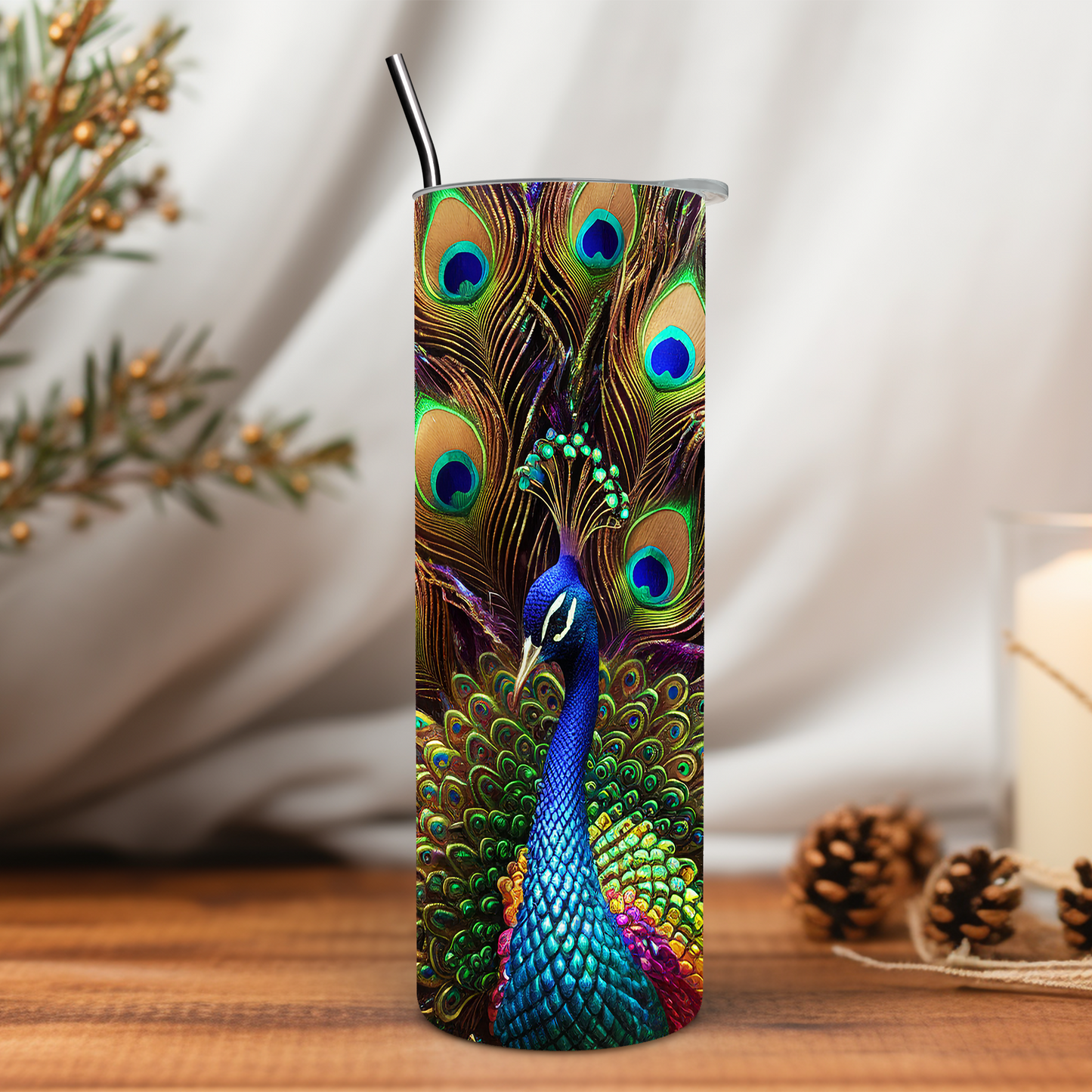 Peacock 20 oz Tumbler