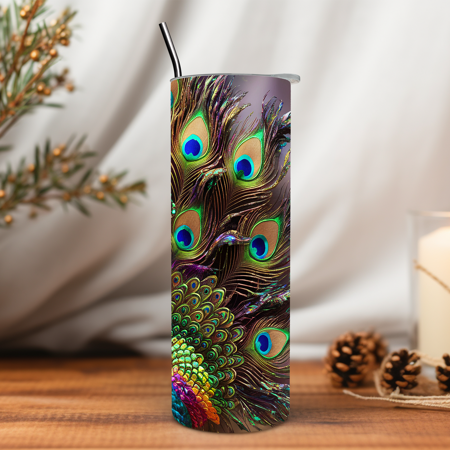 Peacock 20 oz Tumbler