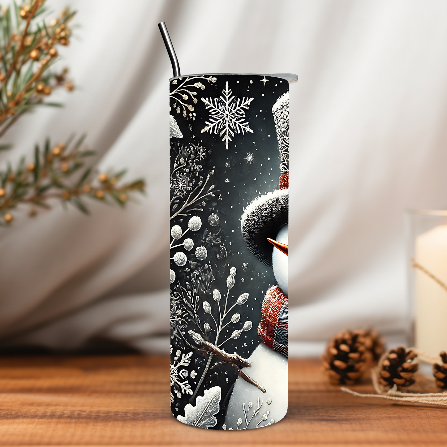 Snowman 20 oz Tumbler