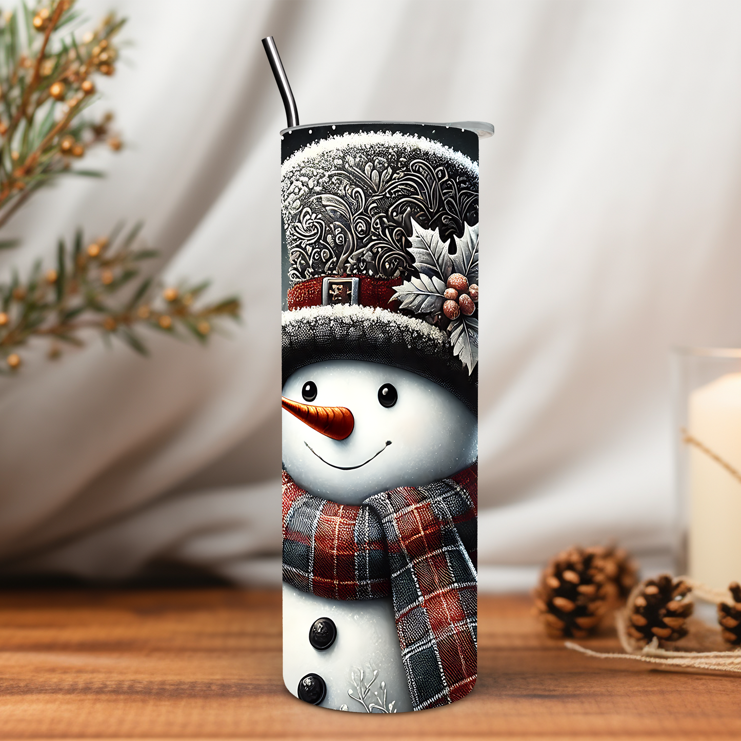 Snowman 20 oz Tumbler